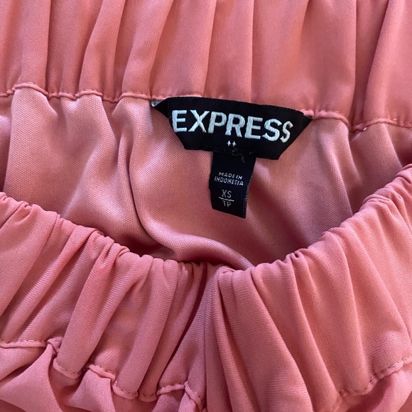 EXPRESS Salmon Pink Off-Shoulder Blouse - Picture 2 of 2
